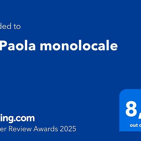 公寓 Da Paola Monolocale *